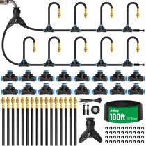Sistema de Irrigação por Gotejamento MIXC 30 m com 16 Bicos de Latão Sistema de Irrigação por Gotejamento MIXC 30 m com 16 Bicos de Latão