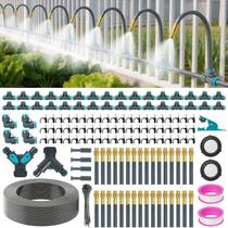 Sistema de Irrigação por Gotejamento MQHUAYU 61m com 32 Bicos de Cobre Sistema de Irrigação por Gotejamento MQHUAYU 61m com 32 Bicos de Cobre