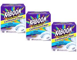 Sistema de limpeza de banheiro Kaboom Scrub Free, pacote de 3