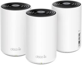 Sistema de malha TP-Link Deco AXE5400 Tri-Band WiFi 6E, pacote com 3 Sistema de malha TP-Link Deco AXE5400 Tri-Band WiFi 6E, pacote com 3