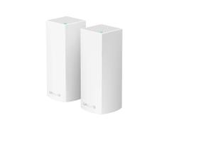 Sistema de malha WiFi Linksys Velop Tri-Band AC4400, pacote com 2