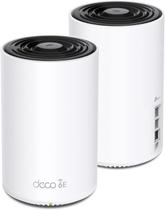 Sistema de malha WiFi TP-Link Deco AXE5400 Tri-Band WiFi 6E, pacote com 2 unidades Sistema de malha WiFi TP-Link Deco AXE5400 Tri-Band WiFi 6E, pacote com 2 unidades