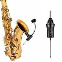 Sistema de microfone de saxofone sem fio ACEMIC ST-5 UHF Sistema de microfone de saxofone sem fio ACEMIC ST-5 UHF