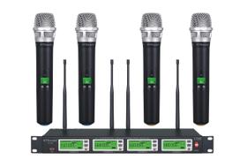 Sistema de microfone sem fio GTD Audio G-787 4x800 UHF Sistema de microfone sem fio GTD Audio G-787 4x800 UHF