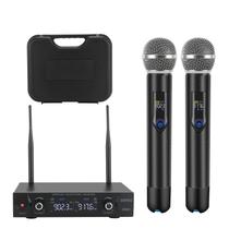 Sistema de microfone sem fio GUDEHOLO UHF Dual HF de 20 canais Sistema de microfone sem fio GUDEHOLO UHF Dual HF de 20 canais