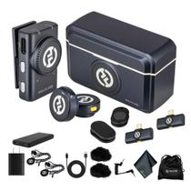 Sistema de microfone sem fio Lavalier Hollyland Lark M2 Duo