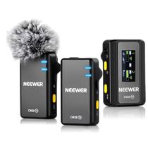 Sistema de microfone sem fio Lavalier Neewer CM28 com 4 GB