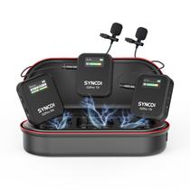 Sistema de microfone sem fio Lavalier SYNCO G2 (A2) PRO de canal duplo