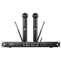 Sistema de Microfone Sem Fio Phenyx Pro PTI-2 com 2 Microfones e Alcance de 100 m Sistema de Microfone Sem Fio Phenyx Pro PTI-2 com 2 Microfones e Alcance de 100 m