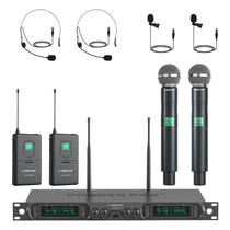 Sistema de Microfone Sem Fio Phenyx Pro PTU-5000-2H2B - 4 Canais Sistema de Microfone Sem Fio Phenyx Pro PTU-5000-2H2B - 4 Canais
