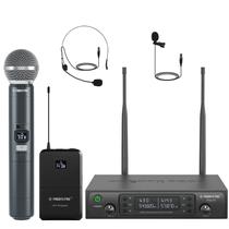 Sistema de microfone sem fio Phenyx Pro PTU-71-1H1B Dual Mic