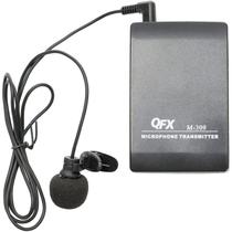 Sistema de Microfone Sem Fio QFX M-309 com Headset e Lapela Sistema de Microfone Sem Fio QFX M-309 com Headset e Lapela