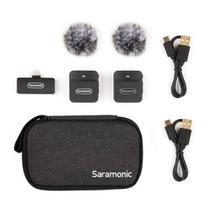 Sistema De Microfone Sem Fio Saramonic Blink100 B4 Para Iphone Lightning