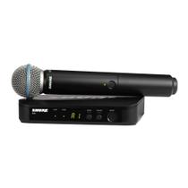Sistema de microfone sem fio Shure BLX24/B58 com microfone BETA 58A