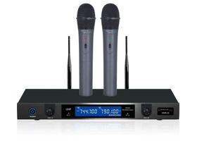 Sistema de microfone sem fio Technical Pro WMR20 UHF Dual