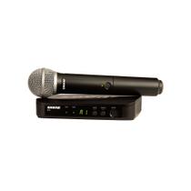 Sistema de Microfone Shure BLX24BR/PG58-M15 Sem Fio Com Microfone de Mão