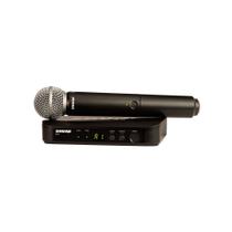 Sistema de Microfone Shure BLX24BR/SM58-J10 Sem Fio Com Bastão Dinâmico Supercardioide