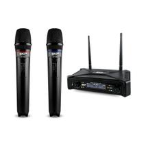 Sistema de microfone vocal sem fio SKP Pro Audio UHF-300D