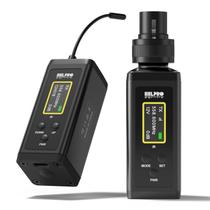 Sistema de monitor intra-auricular sem fio HHLPRO F10, alcance de 260 m, 26 canais