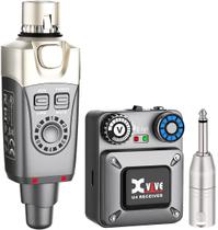 Sistema de monitor intra-auricular sem fio Xvive U4 com transmissor e receptor