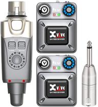 Sistema de monitor intra-auricular sem fio Xvive U4R2 com 2 receptores Sistema de monitor intra-auricular sem fio Xvive U4R2 com 2 receptores