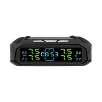 Sistema De Monitoramento De Pressão De Pneus Com Carregamento Solar 0-8Bar 4/6 Sensores Externos