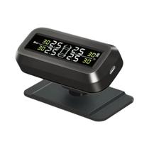 Sistema De Monitoramento De Pressão De Pneus Solar Com Carregamento USB Para 4 Rodas Yangood TPMS