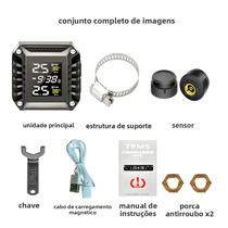 Sistema De Monitoramento De Pressão E Temperatura De Pneus De Motocicleta Com Sensores Externos