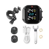 Sistema De Monitoramento De Pressão E Temperatura De Pneus De Motocicleta Com Sensores Externos