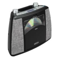 Sistema de música Jensen CD-565-BK CD Bluetooth portátil com FM