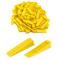 Sistema de nivelamento de ladrilhos Wedges BELOOSYE 300 unidades amarelo