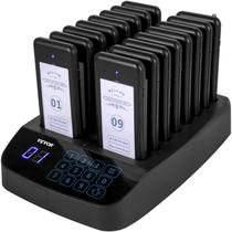 Sistema de pager de restaurante VEVOR F101 com 16 pagers e 98 bipes