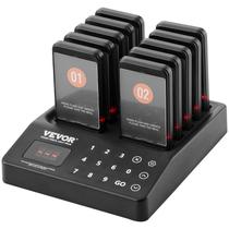 Sistema de pager de restaurante VEVOR Wireless, alcance de 400 m, 10 campainhas