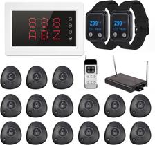 Sistema de Pager Sem Fio para Restaurante WNKRUN Alcance de 400 m IPX67