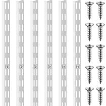 Sistema de prateleiras de parede MorningRO Dual Track 6 unidades (63,5 cm) Sistema de prateleiras de parede MorningRO Dual Track 6 unidades (63,5 cm)