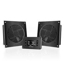 Sistema de refrigeração AC Infinity AIRPLATE T8 Dual-Fan para armários
