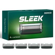 Sistema de seis lâminas Razor DORCO SLEEK com cartuchos Multi-Flex 4