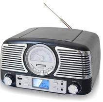 Sistema de som estéreo TECH-PLAY QT62BT retrô com CD, Bluetooth e USB Sistema de som estéreo TECH-PLAY QT62BT retrô com CD, Bluetooth e USB