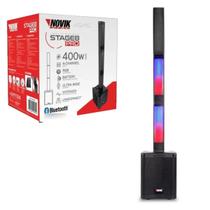 Sistema De Som Portátil Com Bateria Stage 8 Pro Novik Neo