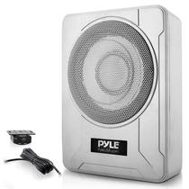 Sistema de subwoofer amplificado Pyle PLMRSBA8 600W 8" Silver
