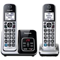 Sistema de telefone sem fio Panasonic KX-TGD892S com 2 aparelhos