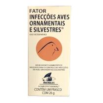 Sistema de Terapia Arenales Fator Infecções Aves Ornamentais e Silvestres - 26 g