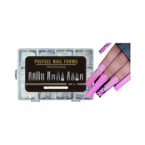 Sistema De Unhas De Acrílico Transparente 288 Moldes De Unhas Mistos 12 Placas De Unhas De Cristal