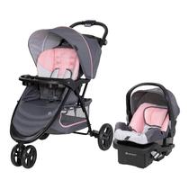 Sistema de viagem Baby Trend EZ Ride com assento de carro EZ-Lift Dash Pink
