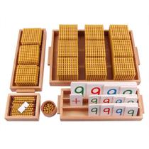 Sistema decimal Math Toys Kghios Montessori Golden Beads
