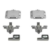 Sistema Deslizante RO 65 AGP165 Prime (60kg) Sobreposto Kit para 01 Porta Prata Rometal Sistema Deslizante RO 65 AGP165 Prime (60kg) Sobreposto Kit para 01 Porta Prata Rometal