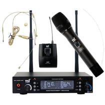 Sistema Duplo de Microfones Sem Fio BR-7000-CLI-UHF - TSI