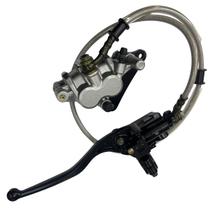 Sistema Freio Cg Titan150 Mix Fan150 2009 A 2015 Titan160 Fan160 2014 A 2017 Fan125 2014 A 2018 Pinça Burrinho Flexível Cilindro Mestre