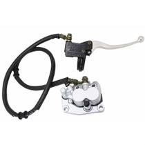 Sistema Freio Xtz125 Pinça + Pastilhas + Burrinho com Manete + Flexível