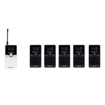 Sistema Guia Turístico 1 Tx + 5 Rx P/ Tradução